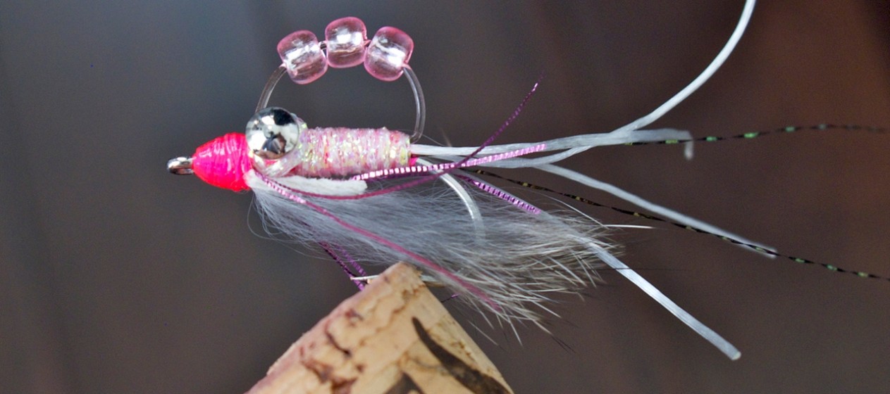 Seed Bead Shrimp: Pink
